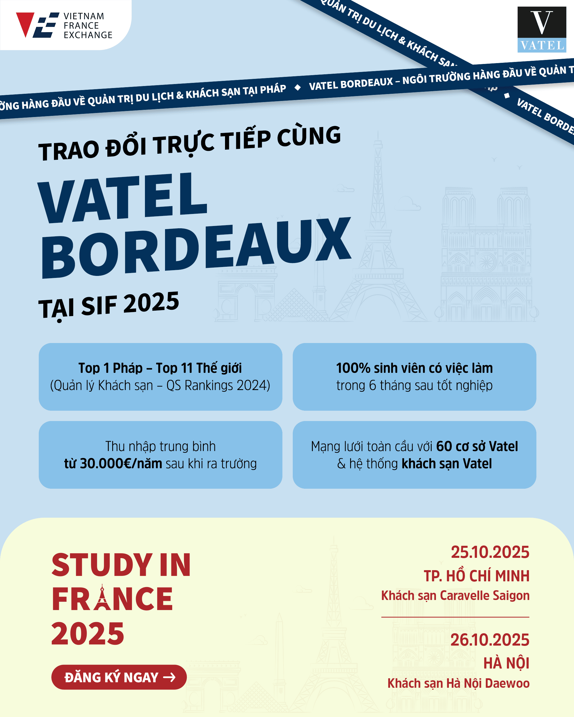 TRAO ĐỔI CÙNG VATEL BORDEAUX